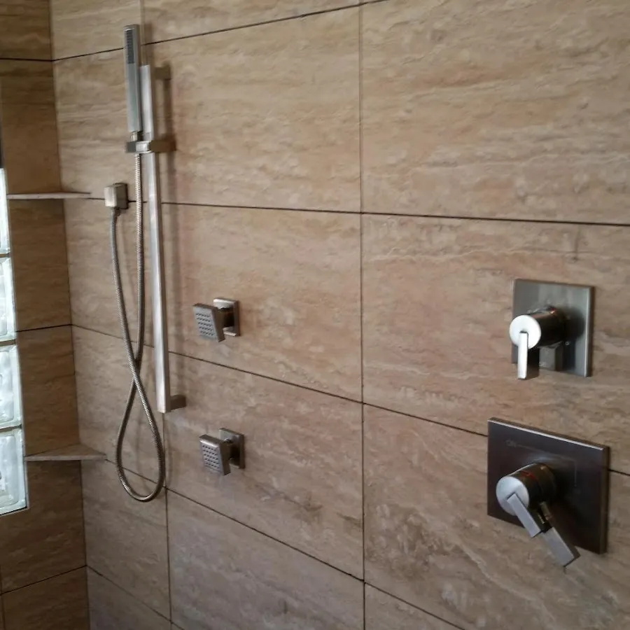 Shower fixture installation for Frozen Pipe Repair in De Soto